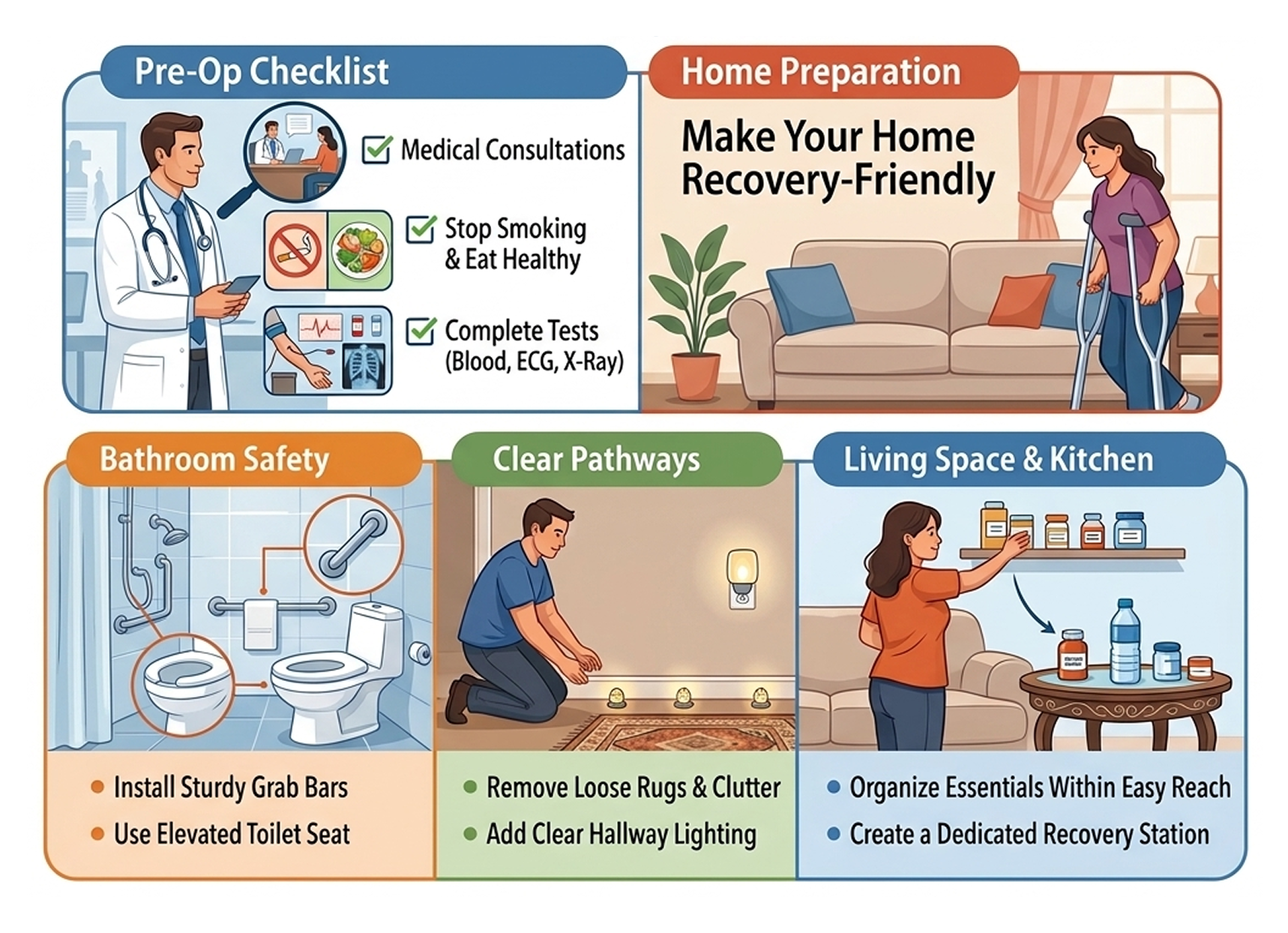Preparing for spinal decompression surgery