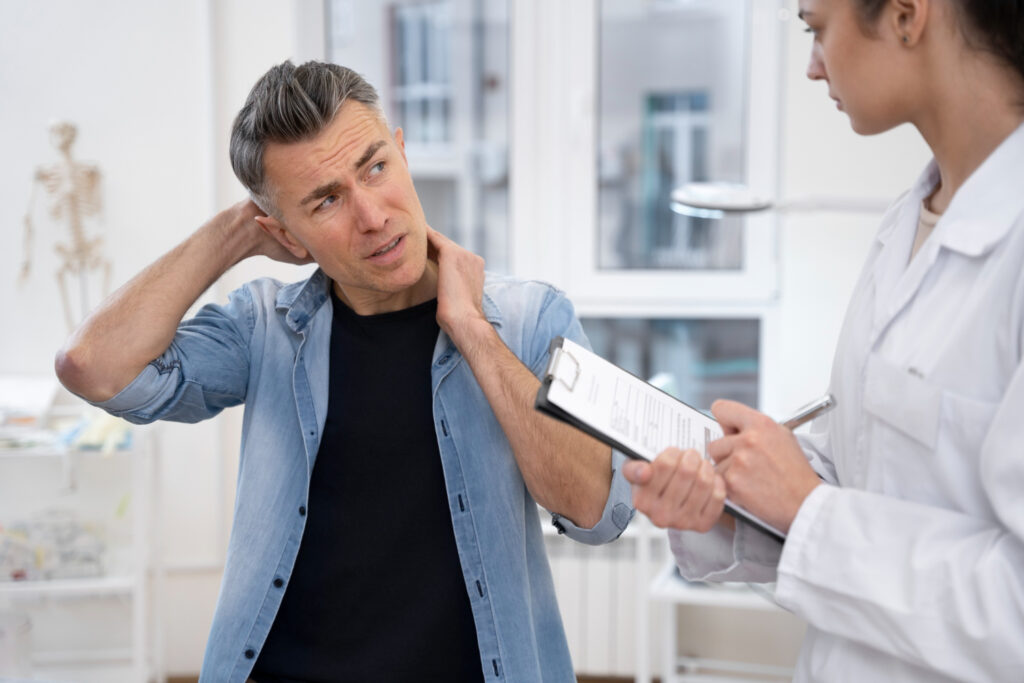 Neck pain may be temporary or serious