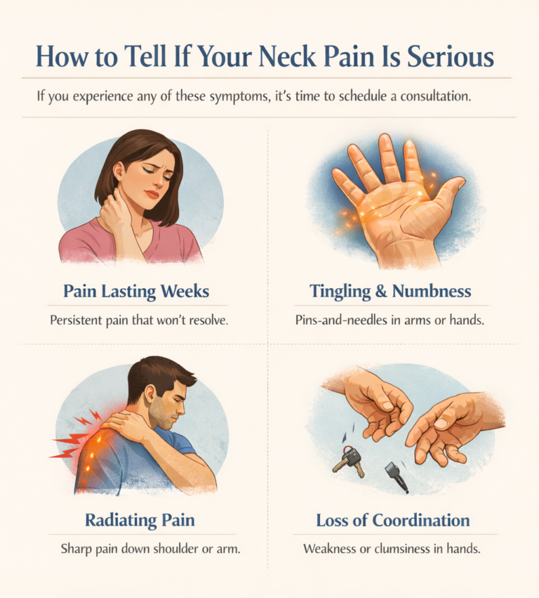 Neck pain is serious