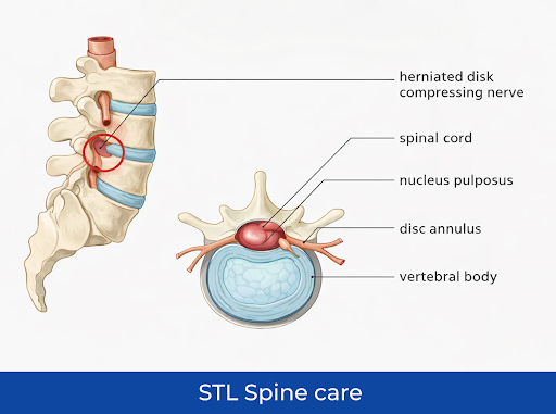 How does a herniated disk look like